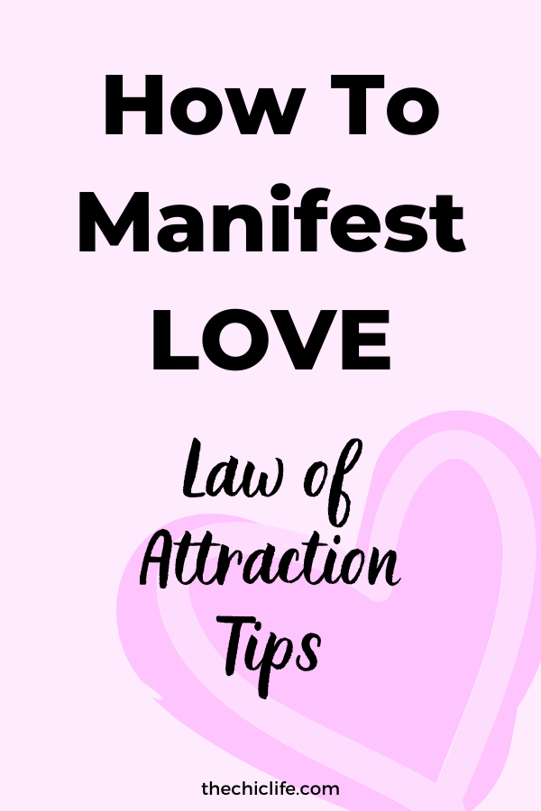 How to Manifest love using the Law of Attraction. Use these tips to manifest your ideal relationship and get the partner of your dreams! #lawofattraction #loa #manifestation #manifest #personalgrowth #personaldevelopment #goodvibes #highvibes #spirituality #theuniverse #mindset #LawOfVibration #successhabits