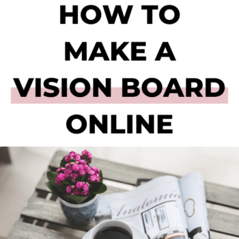No paper? No problem! Learn how you can make a vision board online for FREE with these simple steps. Video tutorial included! #lawofattraction #loa #manifestation #manifest #personalgrowth #personaldevelopment #goodvibes #highvibes #spirituality #theuniverse #mindset #LawOfVibration #successhabits #visionboard