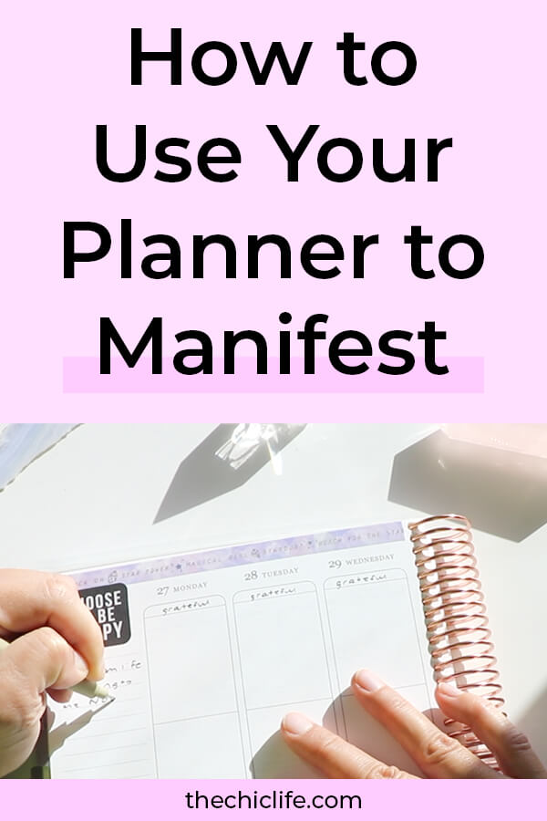 Learn how to use ANY planner to manifest your dreams. It's fun and easy! Great tips for beginners with Law of Attraction #lawofattraction #loa #manifestation #manifest #personalgrowth #personaldevelopment #goodvibes #highvibes #spirituality #theuniverse #mindset #LawOfVibration #successhabits #planner #erincondren