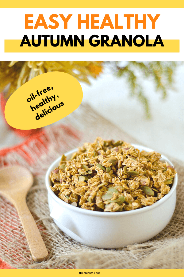 Easy Healthy Autumn Granola Recipe