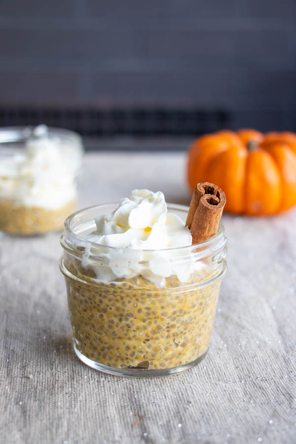 Healthy Pumpkin Pie Chia Pudding Recipe