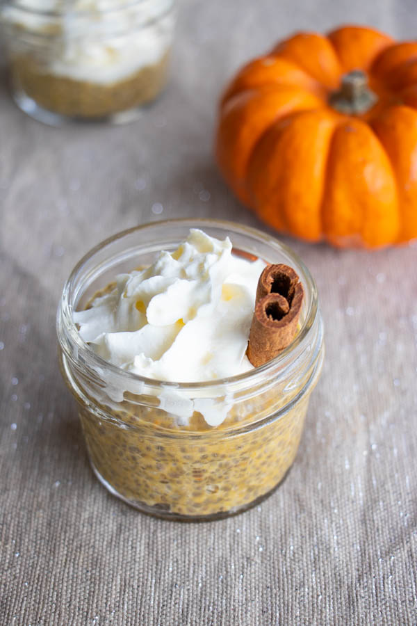 Healthy Pumpkin Pie Chia Pudding Recipe