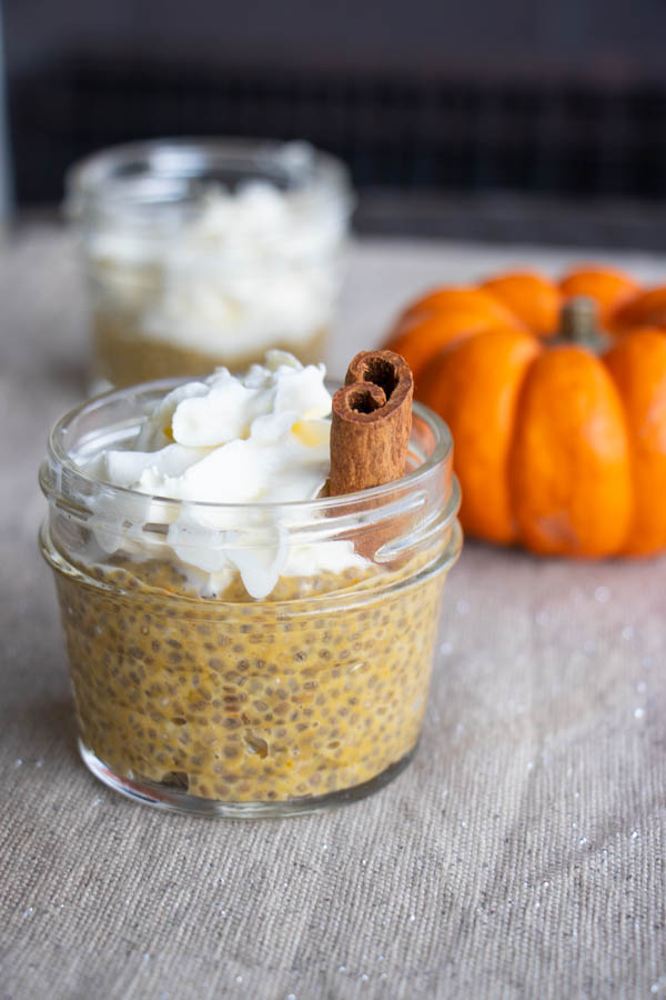 Healthy Pumpkin Pie Chia Pudding Recipe