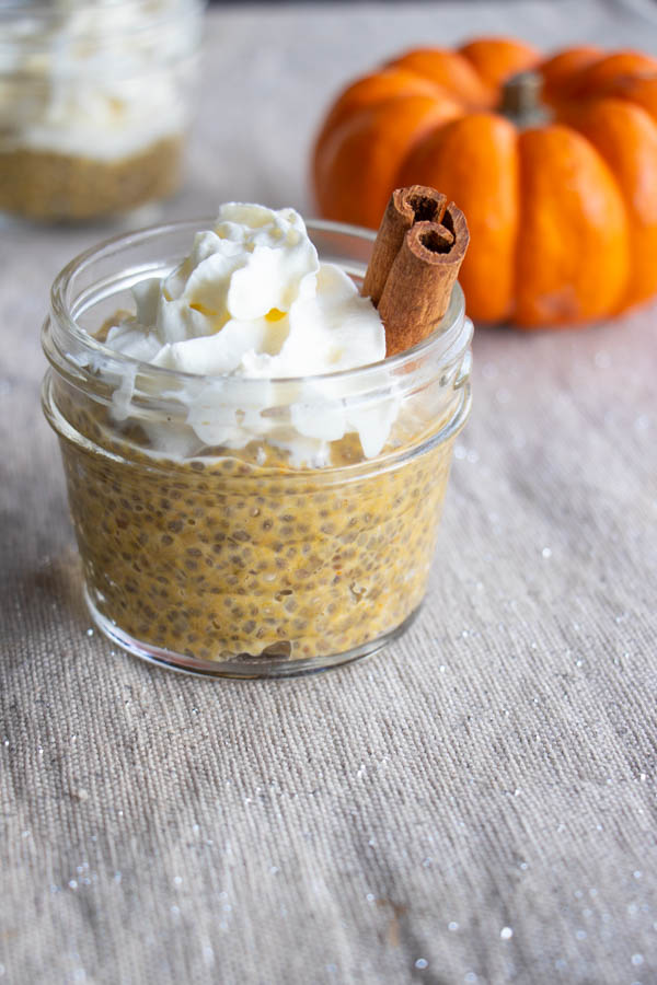 Healthy Pumpkin Pie Chia Pudding Recipe