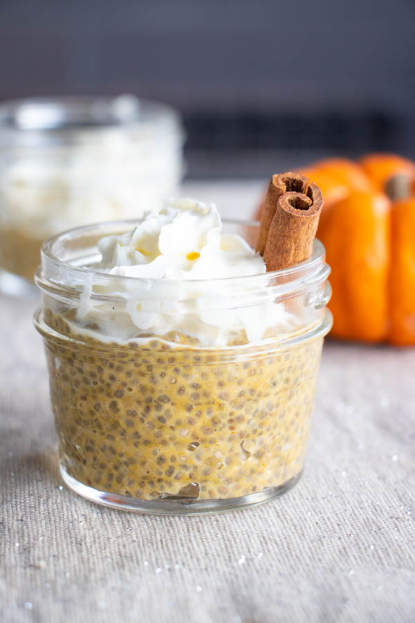 Healthy Pumpkin Pie Chia Pudding Recipe