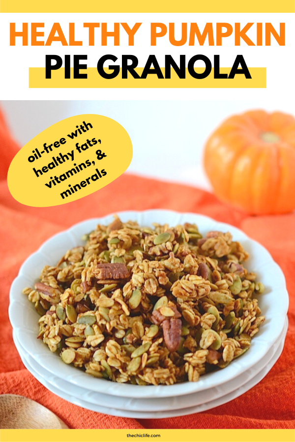 Healthy Pumpkin Pie Granola Recipe