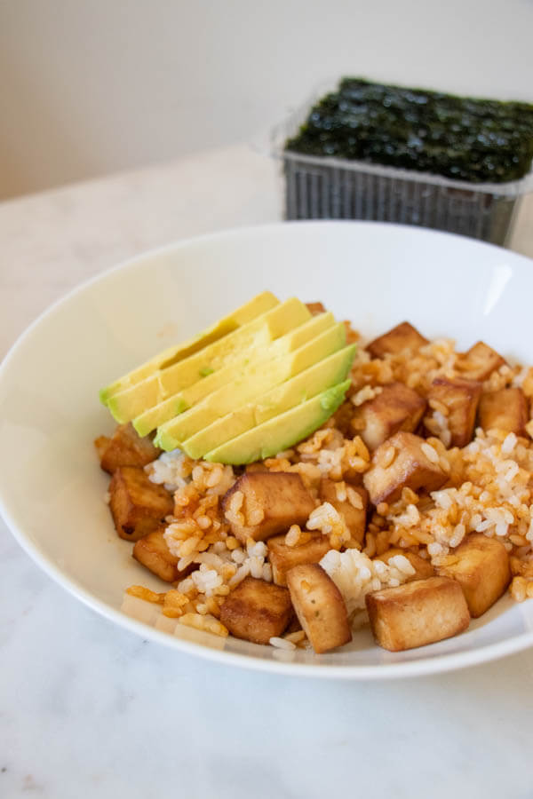 Vegan "Salmon" Rice Bowl Recipe (Emily Mariko's Viral TikTok Recipe)