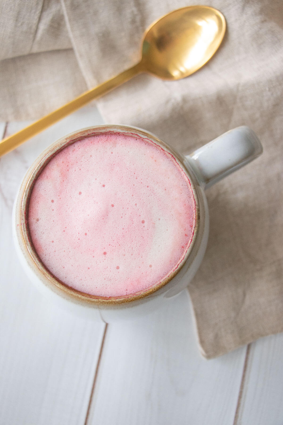 Healthy Beet Latte Recipe {Vegan, Dairy Free, Caffeine Free, and Gluten