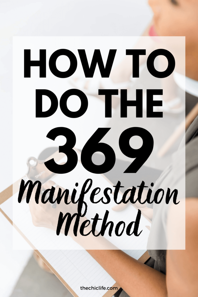 How to Do the 369 Manifestation Method