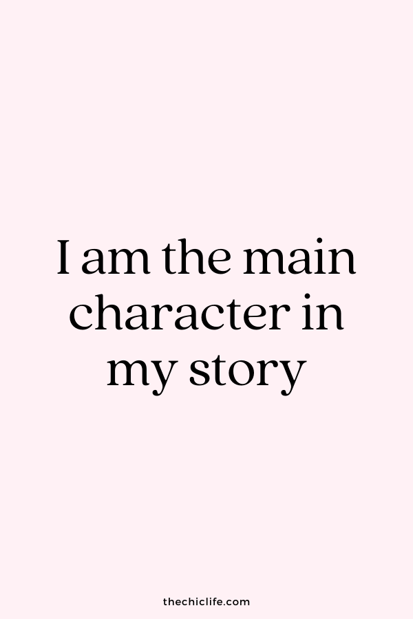 I am the main character in my story