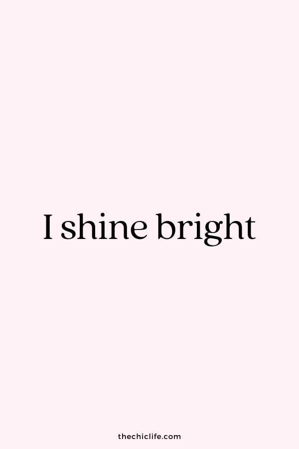 I shine bright