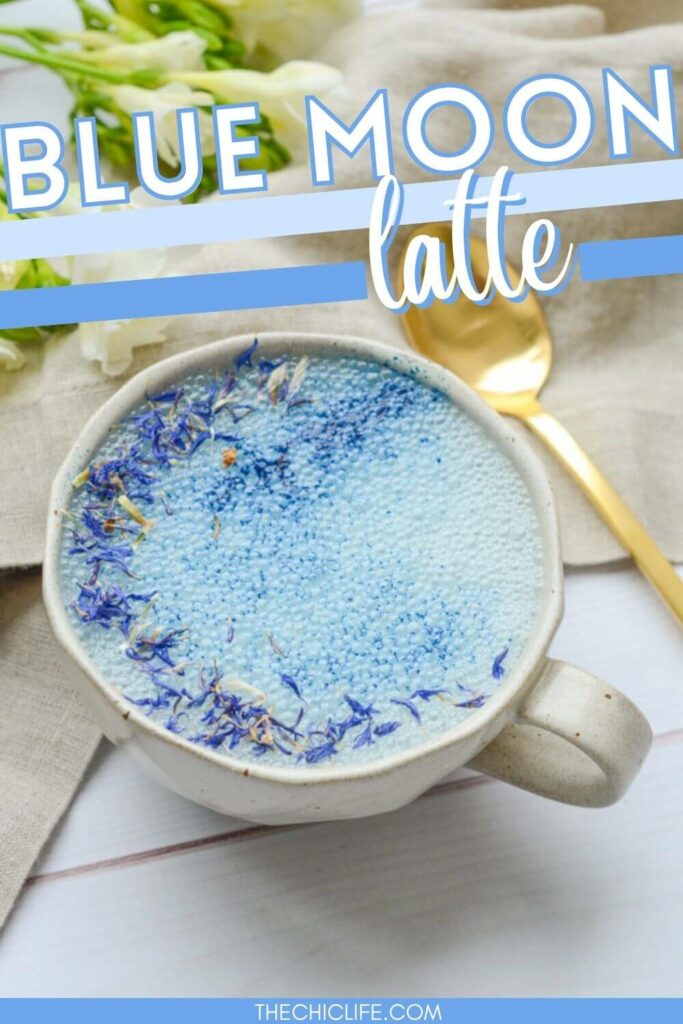 Blue Moon Latte drink recipe