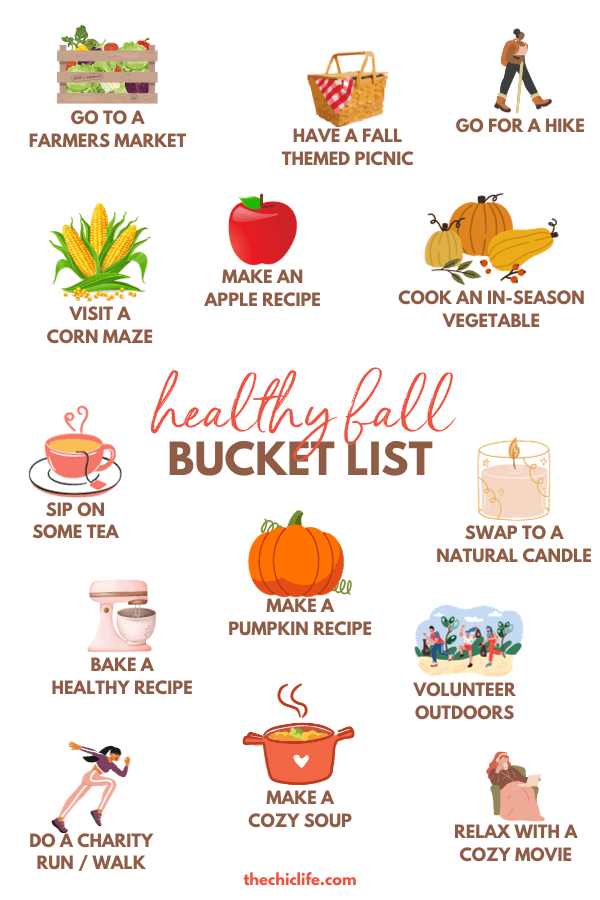 Healthy Fall Bucket List The Chic Life