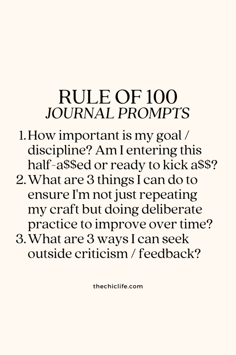 Rule.of 100 18 Minutes A Day