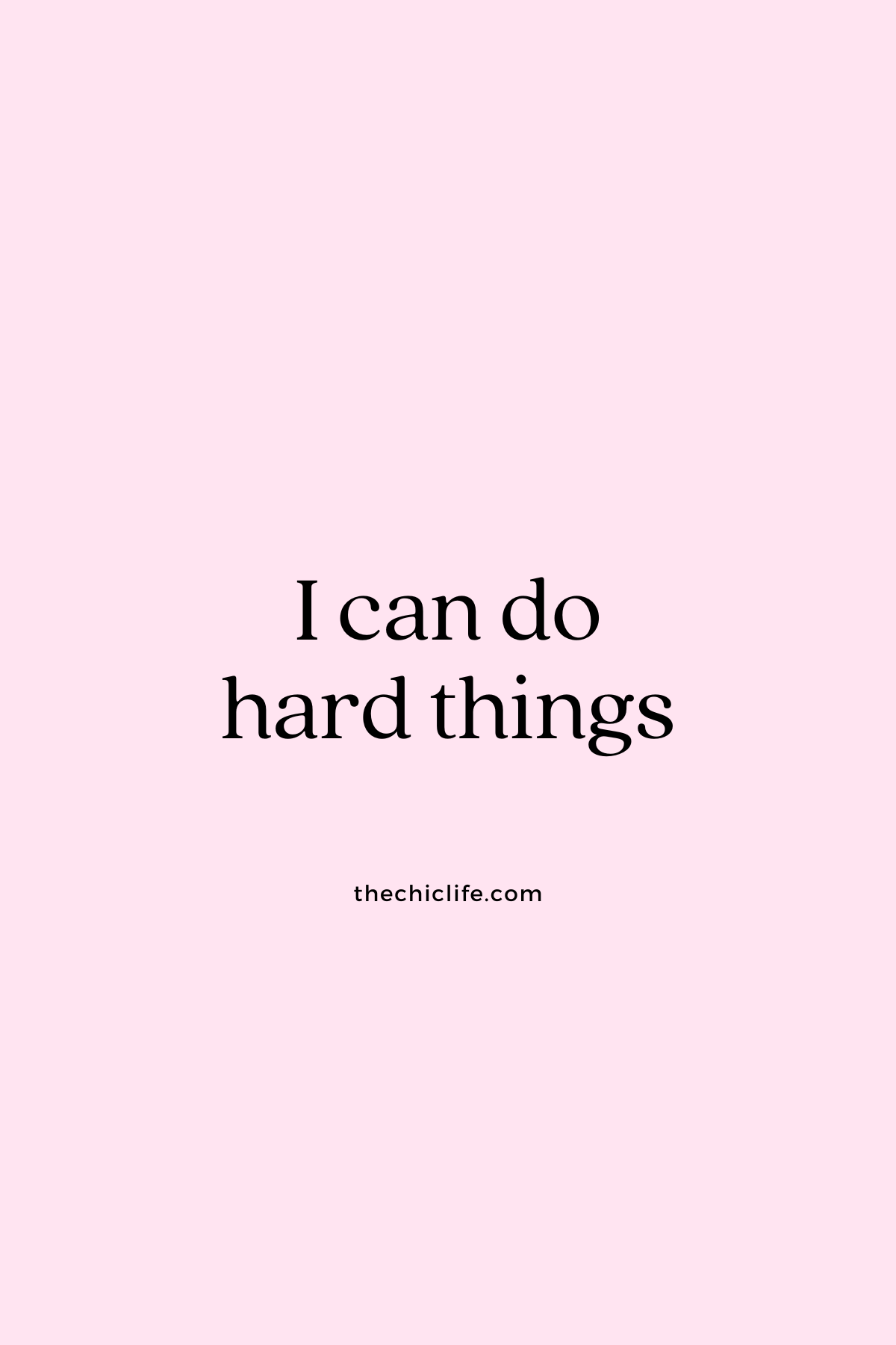I can do hard things