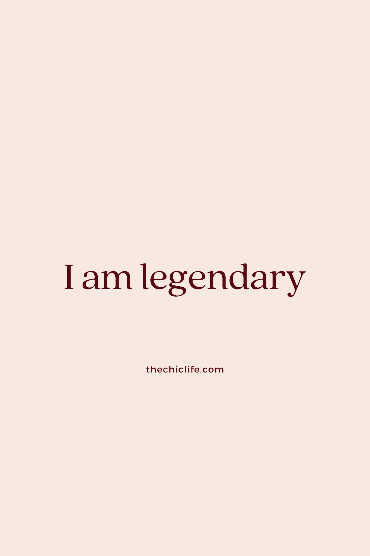 I am legendary