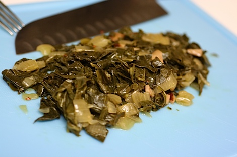 Morphing Leftover Collards Brinner - The Chic Life